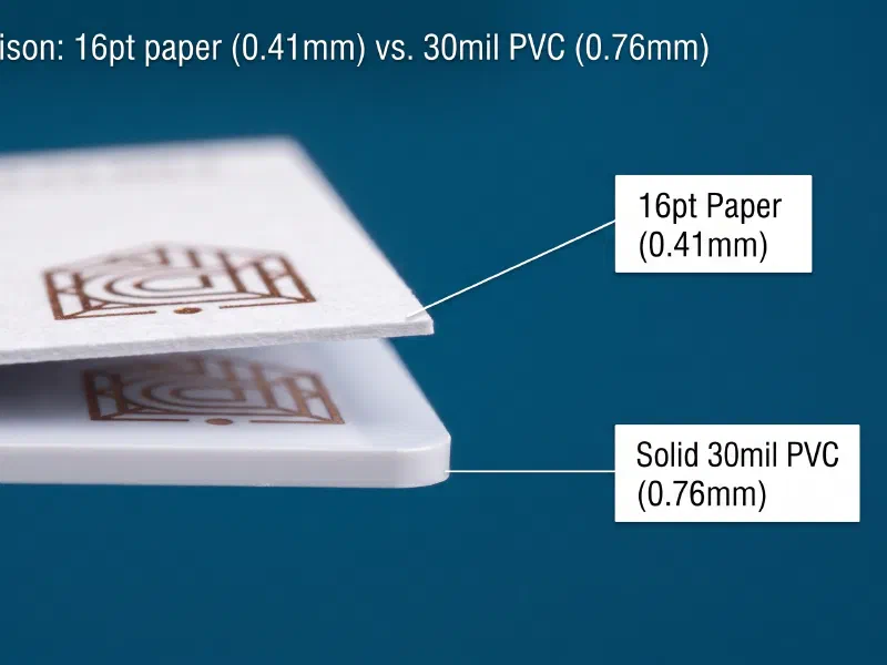 Plastic Business Card Comparisons: Print Vendors & Material Finishes