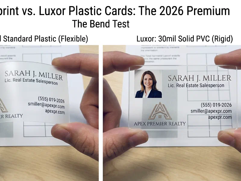 Plastic Business Card Comparisons: Print Vendors & Material Finishes